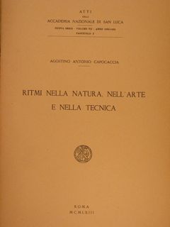 Atti dell’Accademia Nazionale di San Luca. RITMI NELLA NATURA, NELL’ARTE …