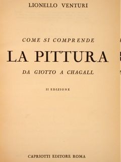 COME SI COMPRENDE LA PITTURA DA GIOTTO A CHAGALL.