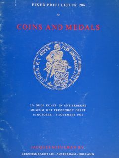 FIXED PRICE LIST Nr. 206 OF COINS AND MEDALS.