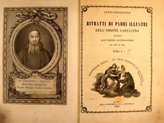 CENNI BIOGRAFICI E RITRATTI DI PADRI ILLUSTRI DELL’ORDINE CAPPUCCINO sublimati …
