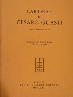 CARTEGGI DI CESARE GUASTI. II.