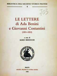 LETTERE DI ADA BENINI E GIOVANNI COSTANTINI.