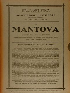 Italia artistica, Monografie illustrate CIII, RICCI C. (direz. di). MANTOVA.