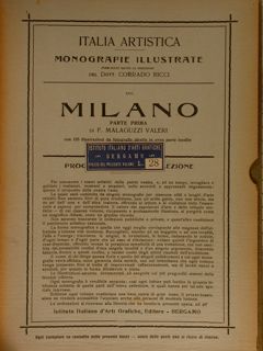 Italia artistica, Monografie illustrate XXV, RICCI C. (direz. di). MILANO, …