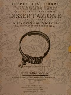 De' plestini umbri del loro lago e della battaglia appresso …