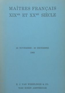 MAITRES FRANCAIS XIX ET XX SIECLE. 22 Novembre - 20 …
