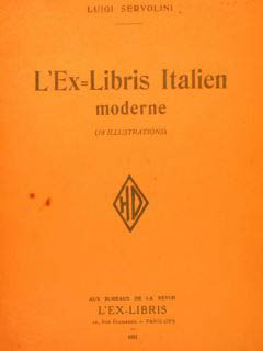 L'EX=LIBRIS ITALIEN MODERNE (18 illustations).