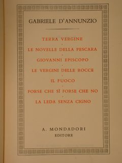 PROSE E ROMANZI. Terra vergine - le novelle della Pescara …