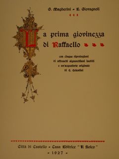 LA PRIMA GIOVINEZZA DI RAFFAELLO.