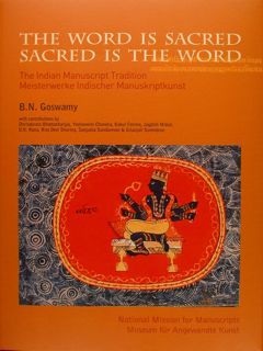 THE WORD IS SACRED.SACRED IS THE WORD. The Indian Manuscript …