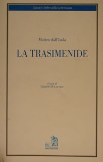 Classici Umbri della Letteratura. LA TRASIMENIDE.