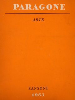 PARAGONE ARTE. Annata 1953.