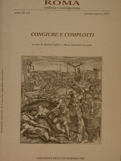 Università degli Studi Roma Tre. ROMA moderna e contemporanea. Anno …