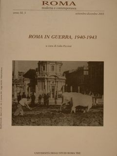 Università degli Studi Roma Tre. ROMA moderna e contemporanea. Anno …