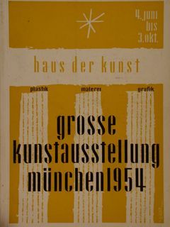 4. Juni bis 3.okt., Haus der Kunst. Plastik - malerei …