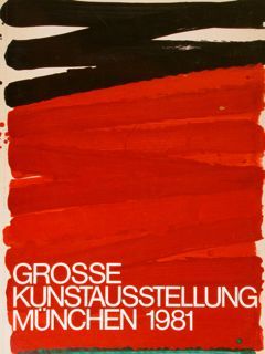 GROSSE KUNSTAUSTELLUNG MUENCHEN 1981, Haus der Kunst, 13.juni bis 20.september.