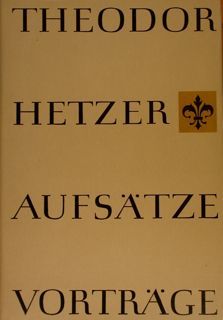 AUFSAETZE UND VORTRAEGE.