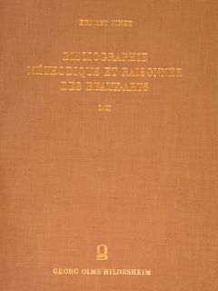 BIBLIOGRAPHIE METHODIQUE ET RAISONNEE DES BEAUX-ARTS. I/II. Complément du Manuel …