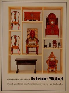 KLEINE MOEBEL. Modell, Andachts-und Kassettenmoebel vom 13. - 20. Jahrhundert. …