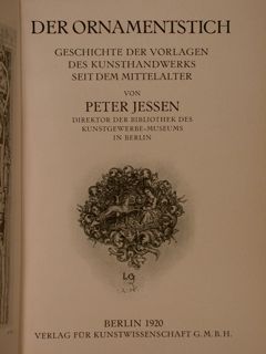 DER ORNAMENTSTICH. Geschichte der Vorlagen des Kunsthandwerks seit dem Mittelalter.