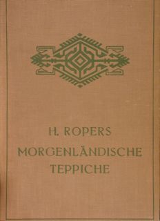 MORGENLAENDISCHE TEPPICHE