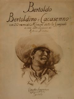 BERTOLDO BERTOLDINO e CACASENNO con 20 rami di G.M. Crespi …