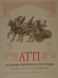 ATTI Accademia Properziana del Subasio. Serie VII - nn. 13-14. …