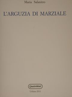 L'ARGUZIA DI MARZIALE.