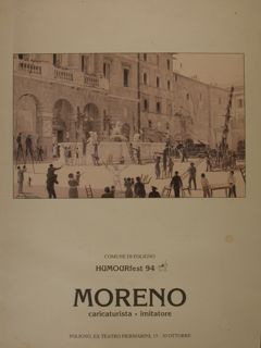 Comune di Foligno. Humourfest 94. MORENO. Caricaturista - imitatore.