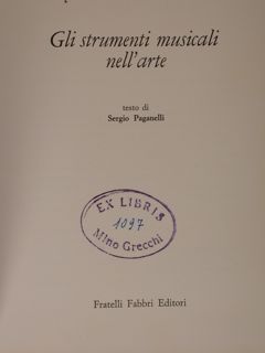 GLI STRUMENTI MUSICALI NELL'ARTE.