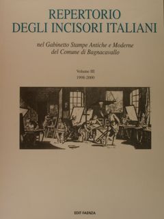 REPERTORIO DEGLI INCISORI ITALIANI nel Gabinetto Stampe Antiche e Moderne …