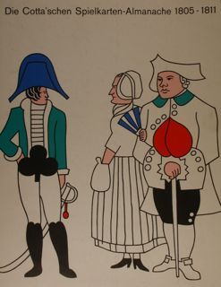 DIE COTTA'SCHEN SPIELKARTEN-ALMANACHE 1805 - 1811. Bielefeld, 1. Dezember 1968 …