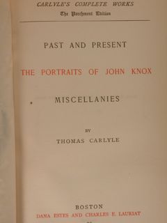 CARLYLE'S COMPLETE WORKS.
