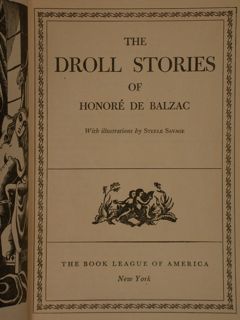 DROLL STORIES.