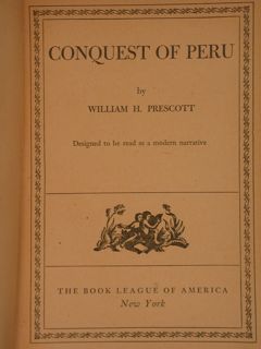 CONQUEST OF PERU'.