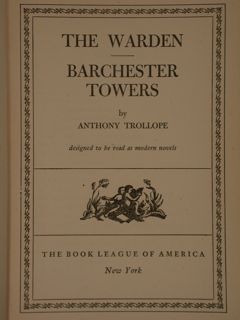 THE WARDEN. BARCHESTER TOWERS.