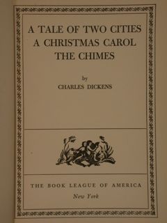 A TALE OF TWO CITIES. A CHRISTMAS CAROL THE CHIMES.