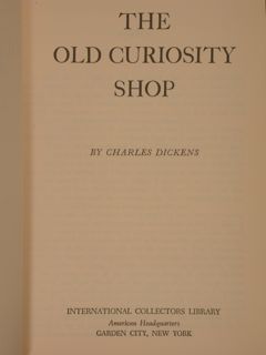 THE OLD CURIOSITY SHOP.