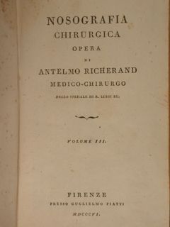 NOSOGRAFIA chirurgica. Vol. III - IV.