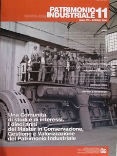 Rivista Aipai. PATRIMONIO INDUSTRIALE 11 anno VII - Aprile 2013. …