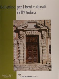 Bollettino per i beni culturali dell'Umbria. Numero speciale per i …