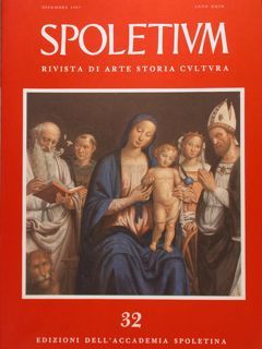 SPOLETIUM. Rivista di arte storia cultura. Anno XXIX - Dicembre …