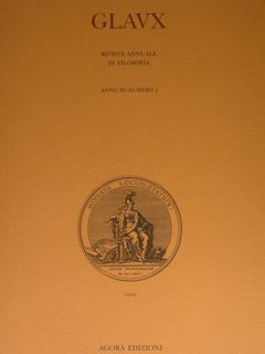 Glavx. Rivista annuale di filosofia. Anno III- numero 3.