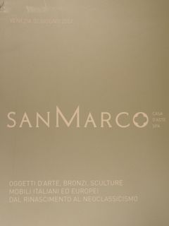 San Marco Casa d'Aste. Oggetti d'arte, bronzi, sculture, mobili italiani …