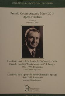 Premio Cesare Antonio Maori 2014. Opere vincitrici.
