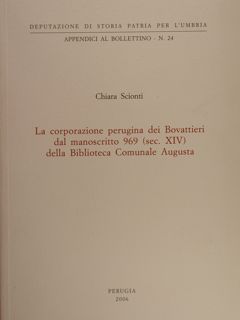 La corporazione perugina dei Bovattieri dal manoscritto 969 (sec. XIV) …
