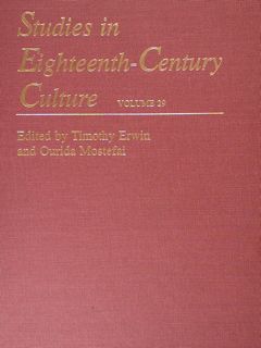 Studies in Eighteenth-Century Culture. Volume 29.