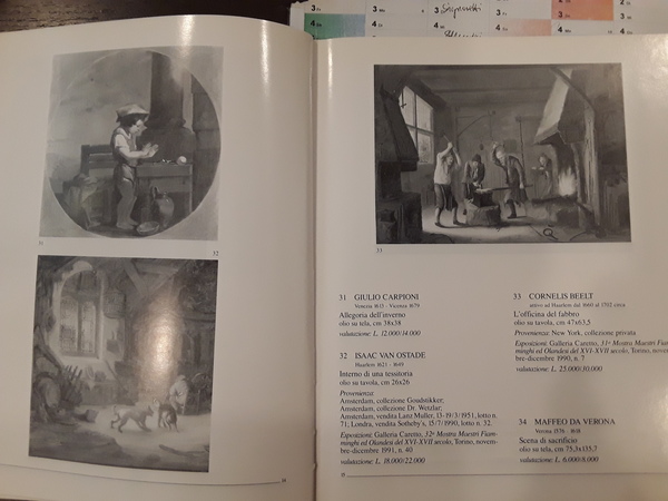 Finarte. Milano, 28 novembre 1995. Dipinti antichi della collezione Contini-Bonacossi, …