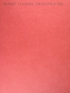 Horst Janssen Zwiesprache. Anspielung und Kopie. Zeichnungen und Aquarelle. Hamburg, …