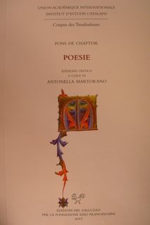 Corpus des Troubadours. Poesie.